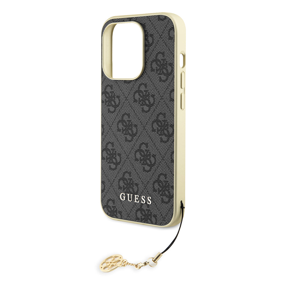 Futrola za Apple iPhone 15 Pro, Guess, 4G Charm, Siva