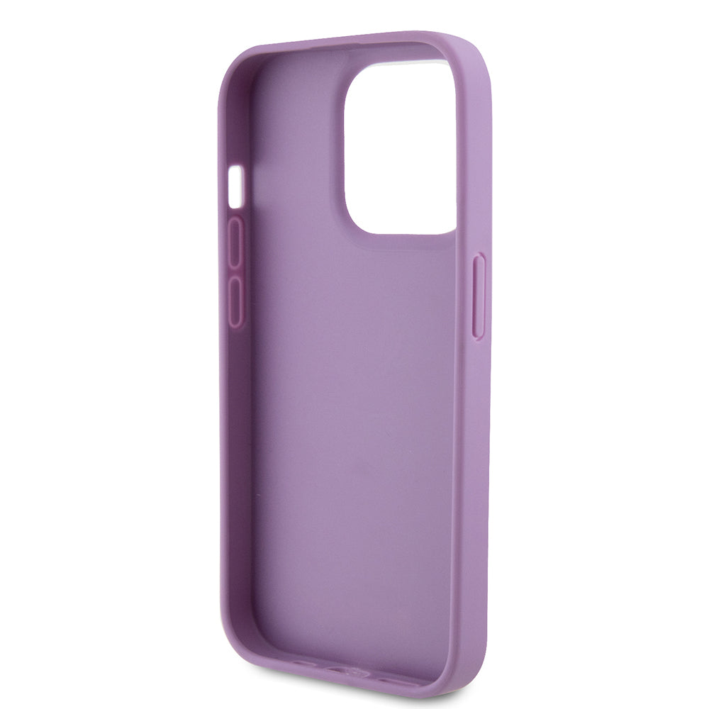 Futrola za Apple iPhone 15 Pro, Guess, 4G Stamped, Svijetlo Ljubičasta