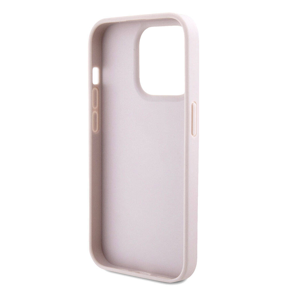 Futrola za Apple iPhone 15 Pro, Guess, Crossbody 4G Metal Logo, Roza