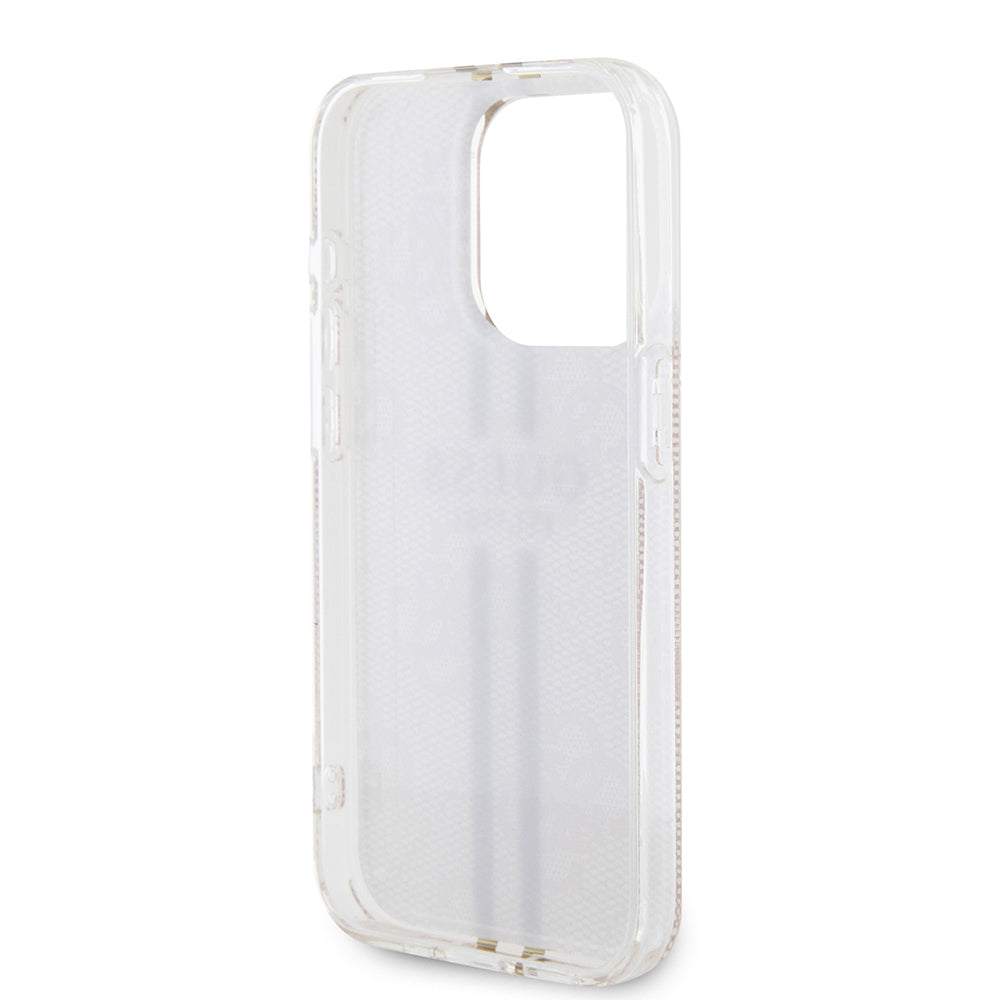 Futrola za Apple iPhone 15 Pro, Guess, IML 4G Gold Stripe, Roza