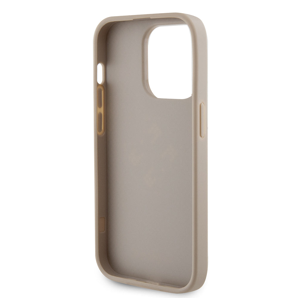 Futrola za Apple iPhone 15 Pro, Guess, Perforated 4G, Zlatna