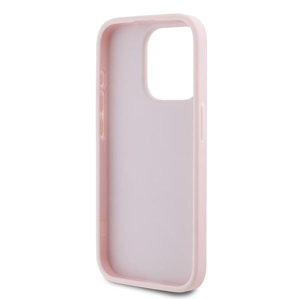 Futrola za Apple iPhone 15 Pro, Karl Lagerfeld, Diagonal Quilted Script, Roza