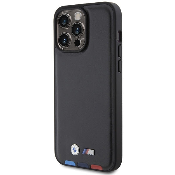 Futrola za Apple iPhone 15 Pro Max, BMW, Stamp Tricolor, Crna