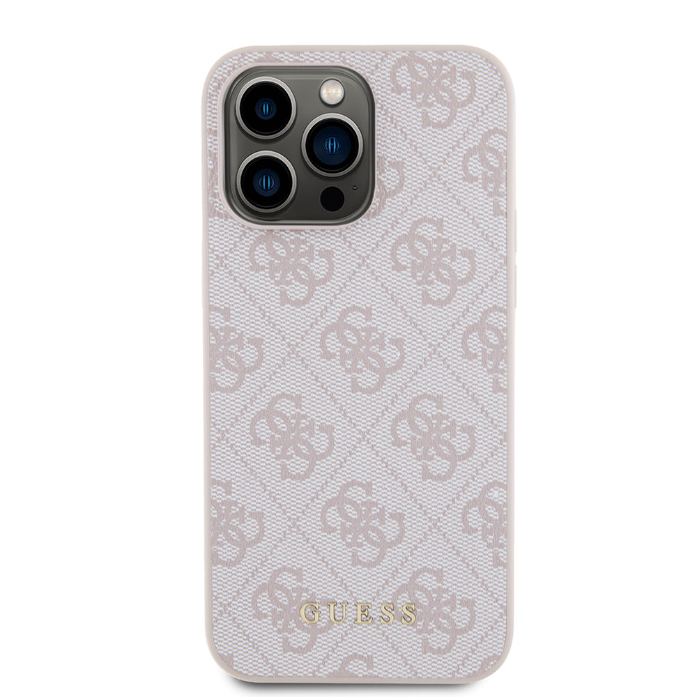 Futrola za Apple iPhone 15 Pro Max, Guess, 4G Metal Gold Logo, Roza