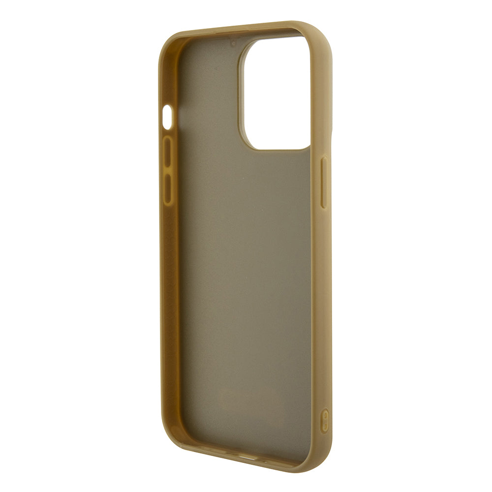 Futrola za Apple iPhone 15 Pro Max, Guess, Disco Metal Script, Zlatna