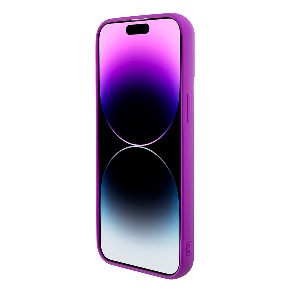 Futrola za Apple iPhone 15 Pro Max, Guess, Disco Metal Script, Fuksija
