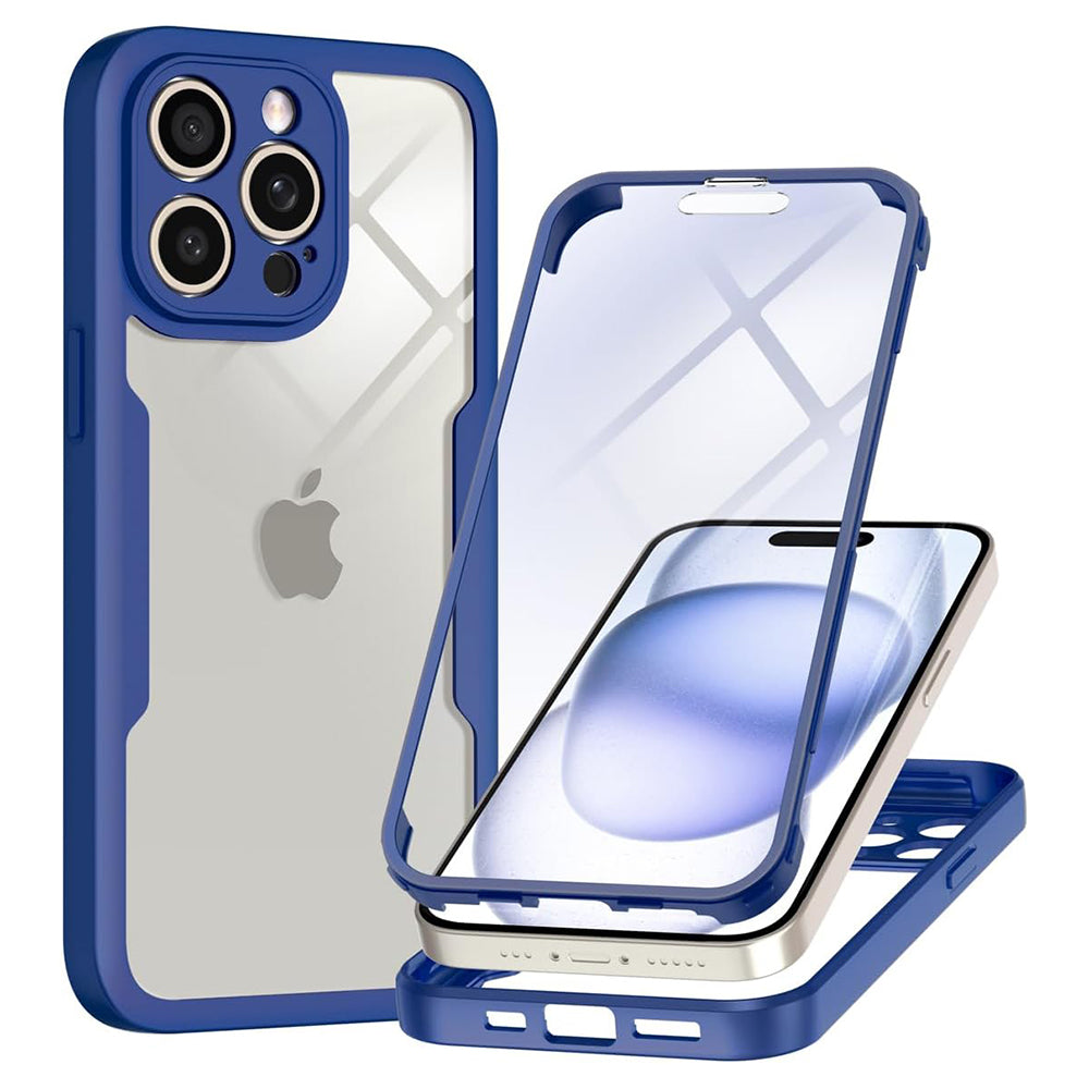 Maska za Apple iPhone 15 Pro Max, Techsuit, ColorVerse 360, Plava