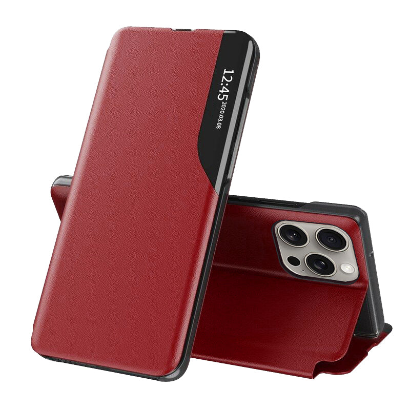 Maska za Apple iPhone 15 Pro Max, Techsuit, eFold, Crvena