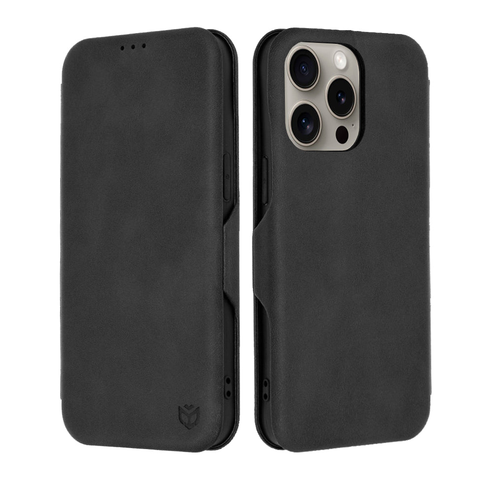 Futrola za Apple iPhone 15 Pro Max, Techsuit, Safe Wallet Plus, Crna