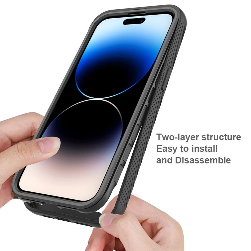 Maska za Apple iPhone 15 Pro, Techsuit, Defense360 Pro, Crna