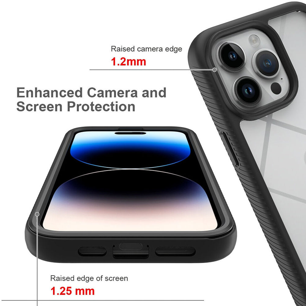 Maska za Apple iPhone 15 Pro, Techsuit, Defense360 Pro, Crna