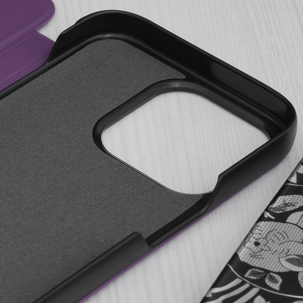 Maska za Apple iPhone 15 Pro, Techsuit, eFold, Ljubičasta