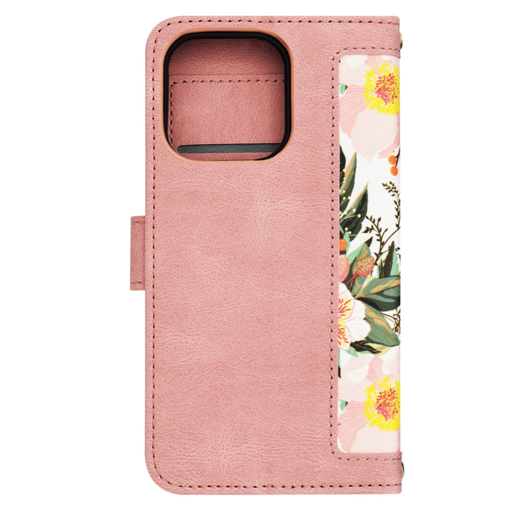Maska za Apple iPhone 15 Pro, Techsuit, FlipCraft, Roza