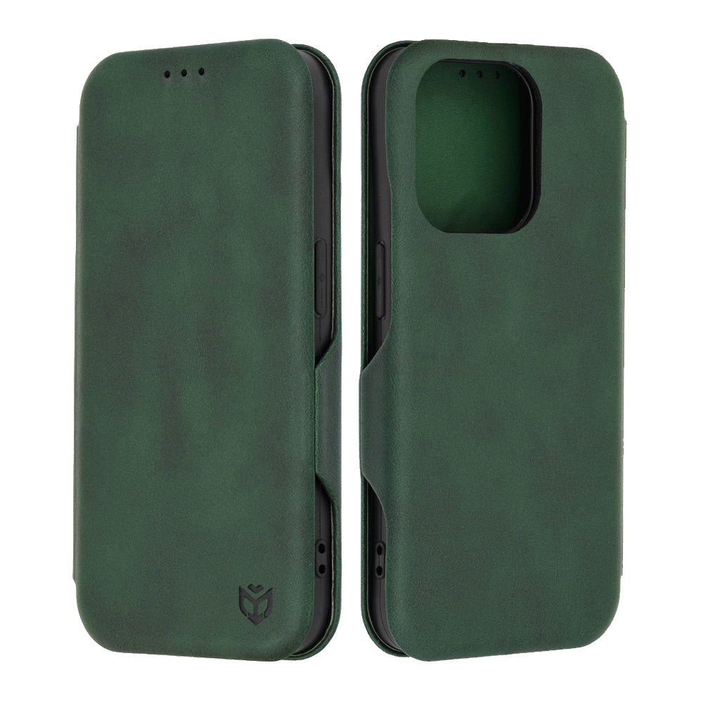 Maska za Apple iPhone 15 Pro, Techsuit, Safe Wallet Plus, Zelena