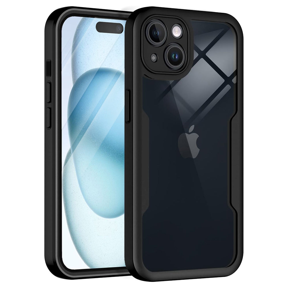 Futrola za Apple iPhone 15, Techsuit, ColorVerse 360, Crna