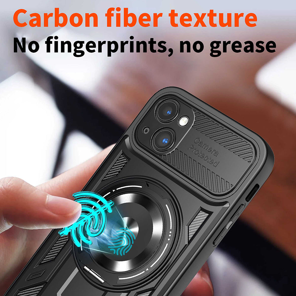 Maska za Apple iPhone 15, Techsuit, RuggedCam, Siva