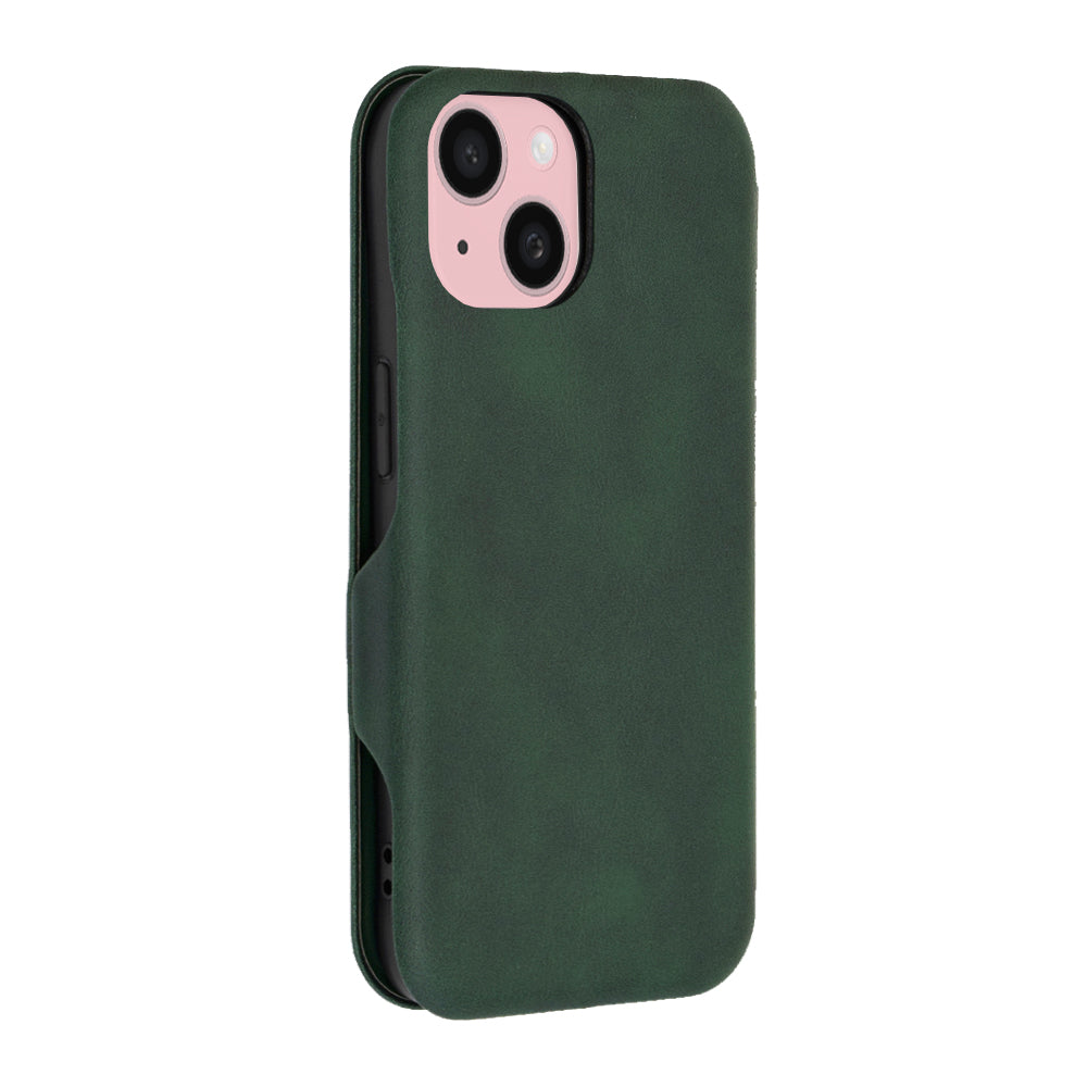 Maska za Apple iPhone 15, Techsuit, Safe Wallet Plus, Zelena