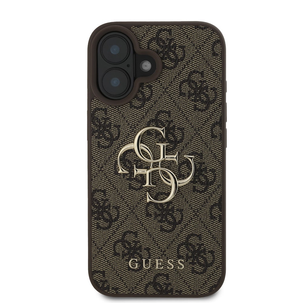 Futrola za Apple iPhone 16, Guess, 4G Big Logo, Smeđa