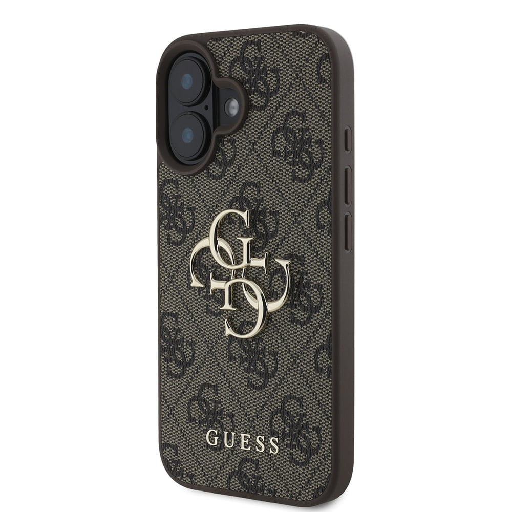 Futrola za Apple iPhone 16, Guess, 4G Big Logo, Smeđa