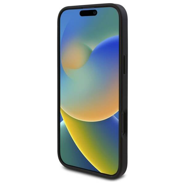 Futrola za Apple iPhone 16, Guess, 4G Triangle Logo, Crna