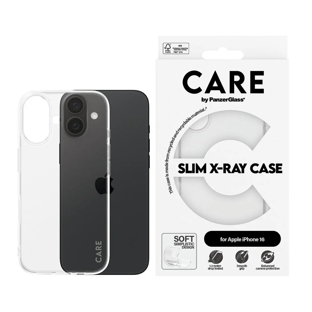 Futrola za Apple iPhone 16, PanzerGlass, Care Fashionable, Prozirna