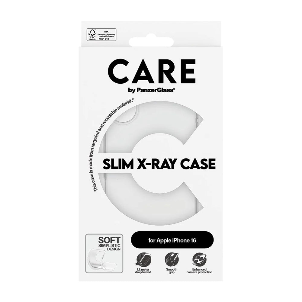 Futrola za Apple iPhone 16, PanzerGlass, Care Fashionable, Prozirna