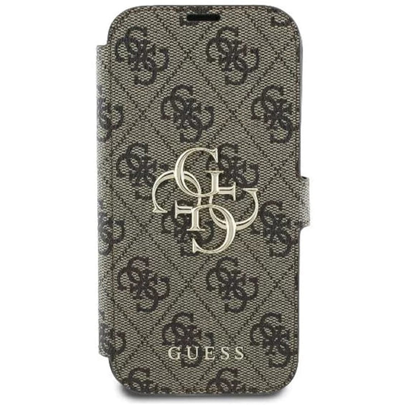 Futrola za Apple iPhone 16 Plus, Guess, 4G Book, Smeđa