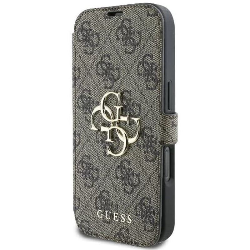 Futrola za Apple iPhone 16 Plus, Guess, 4G Book, Smeđa
