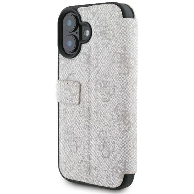 Futrola za Apple iPhone 16 Plus, Guess, 4G Book, Roza