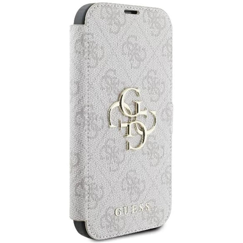 Futrola za Apple iPhone 16 Plus, Guess, 4G Book, Roza