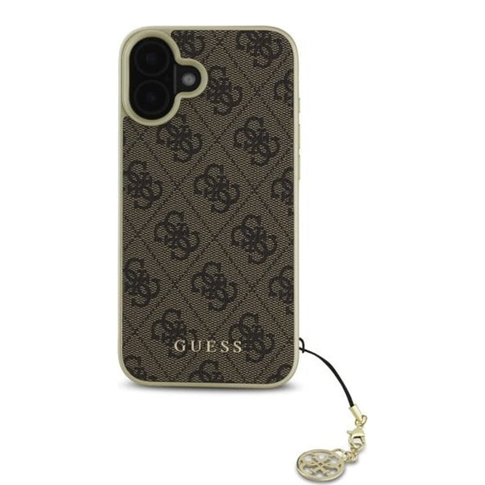 Futrola za Apple iPhone 16 Plus, Guess, 4G Charm, Smeđa