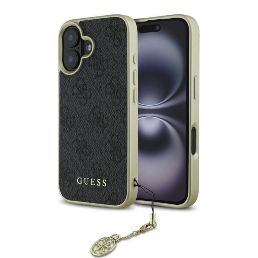 Futrola za Apple iPhone 16 Plus, Guess, 4G Charm, Crna