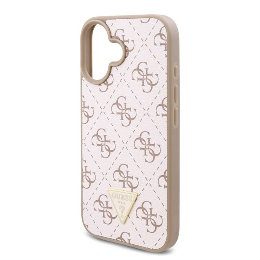 Futrola za Apple iPhone 16 Plus, Guess, 4G Triangle Logo, Bijela