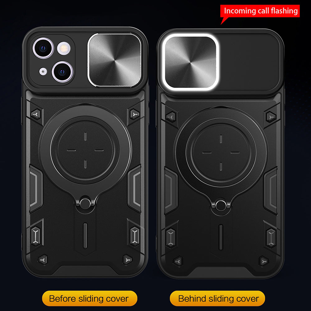 Maska za Apple iPhone 16 Plus, Techsuit, CamGuard Pro, Crna