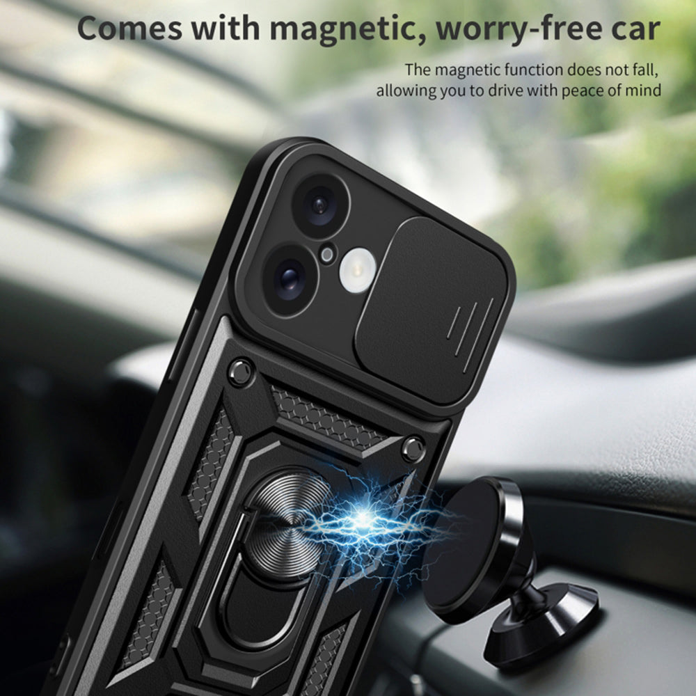 Maska za Apple iPhone 16 Plus, Techsuit, CamShield, Plava