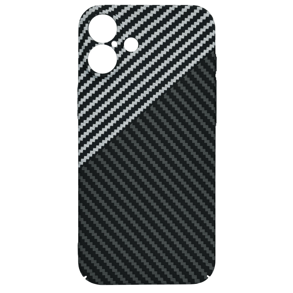 Maska za Apple iPhone 16 Plus, Techsuit, Carbonite FiberShell, Crno Siva