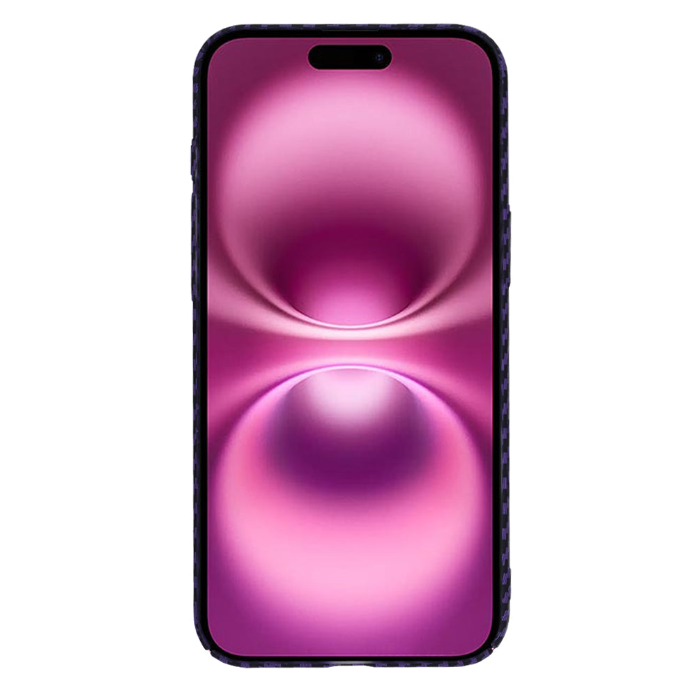 Maska za Apple iPhone 16 Plus, Techsuit, Carbonite FiberShell, Ljubičasta