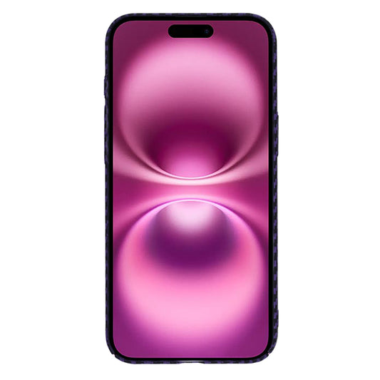 Maska za Apple iPhone 16 Plus, Techsuit, Carbonite FiberShell, Ljubičasta