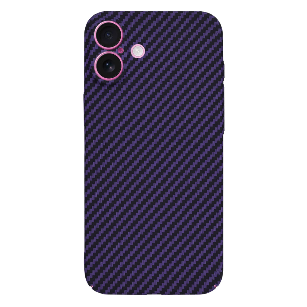 Maska za Apple iPhone 16 Plus, Techsuit, Carbonite FiberShell, Ljubičasta