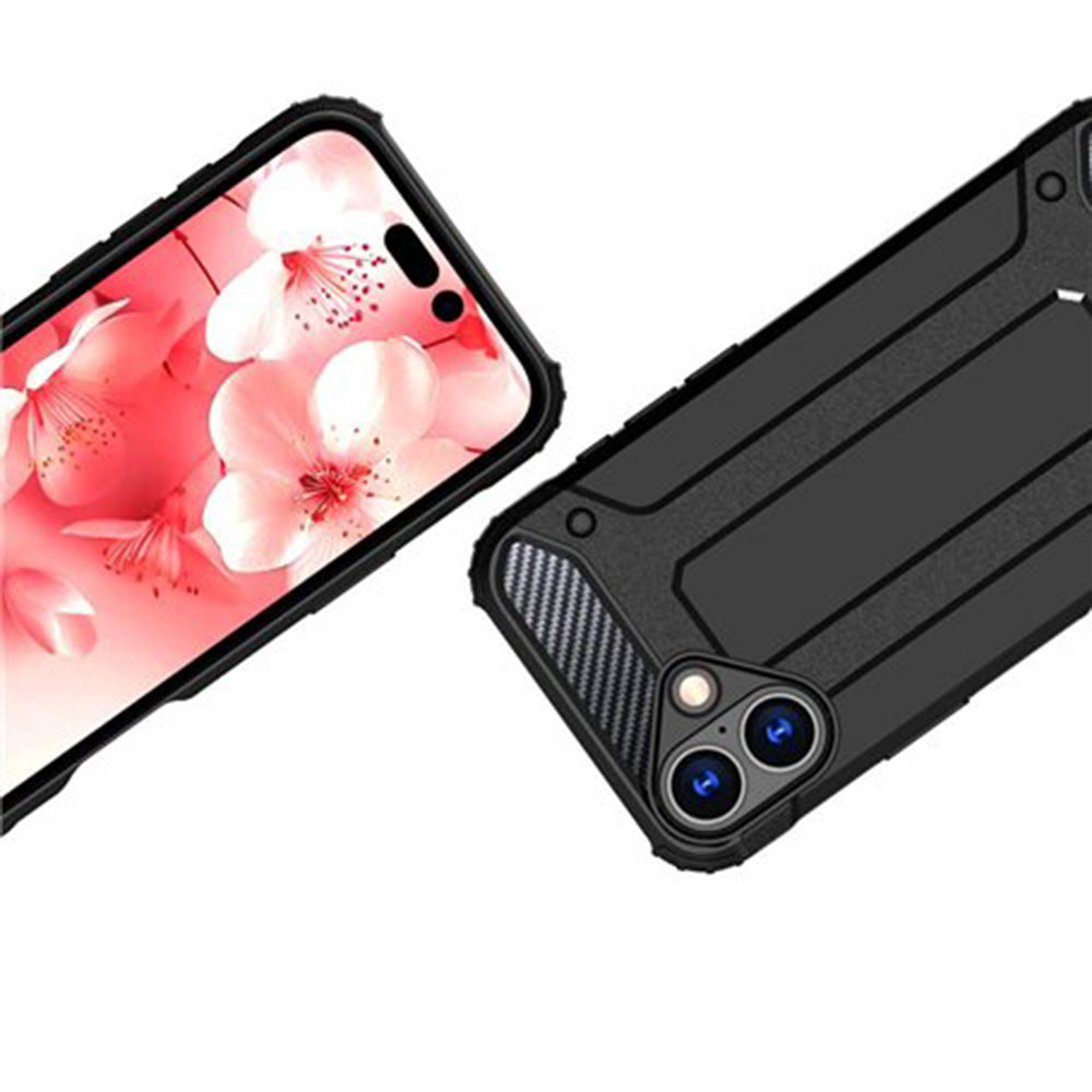Maska za Apple iPhone 16 Plus, Techsuit, Hybrid Armor, Crna