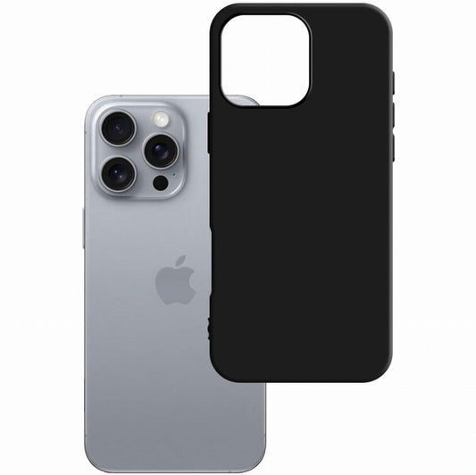 Maska za Apple iPhone 16 Pro, 3MK, Crna Mat