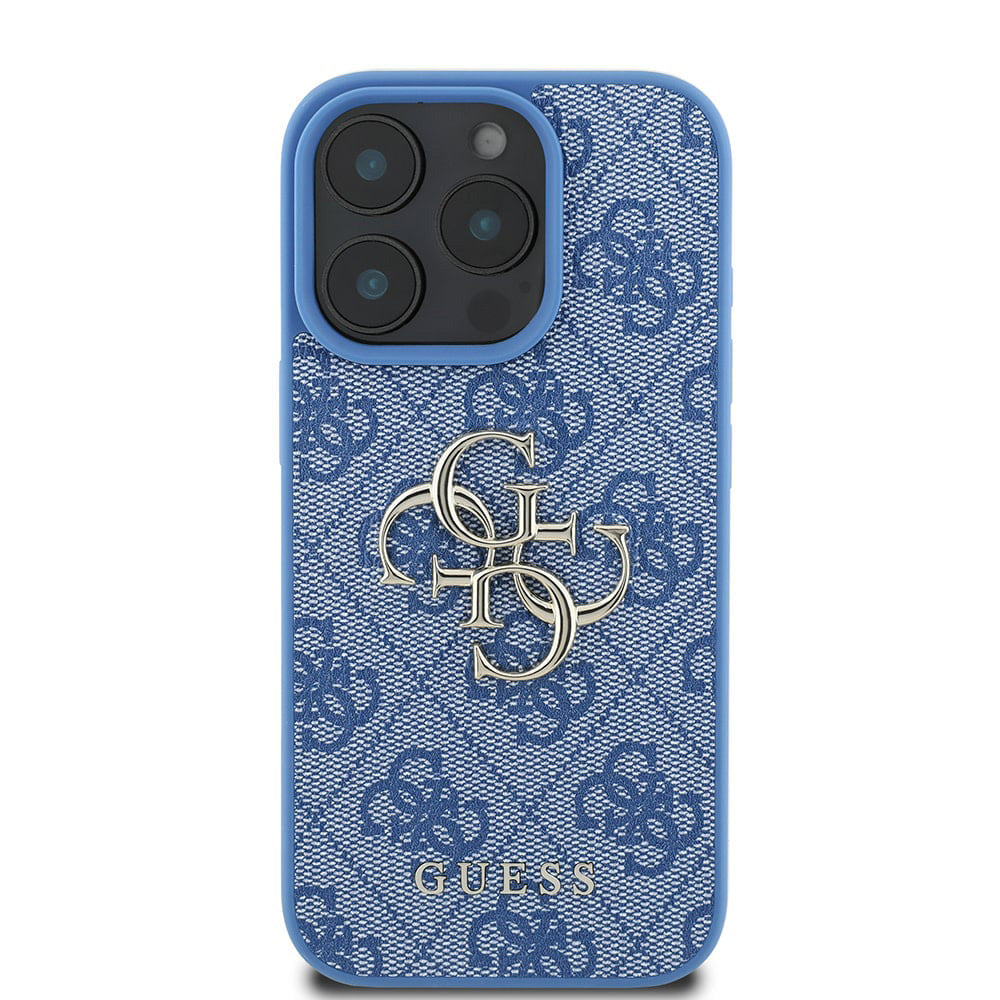 Futrola za Apple iPhone 16 Pro, Guess, 4G Big Logo, Plava