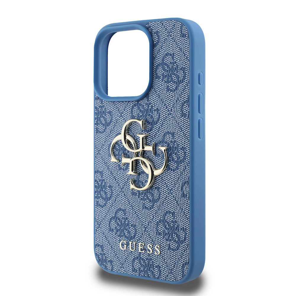 Futrola za Apple iPhone 16 Pro, Guess, 4G Big Logo, Plava