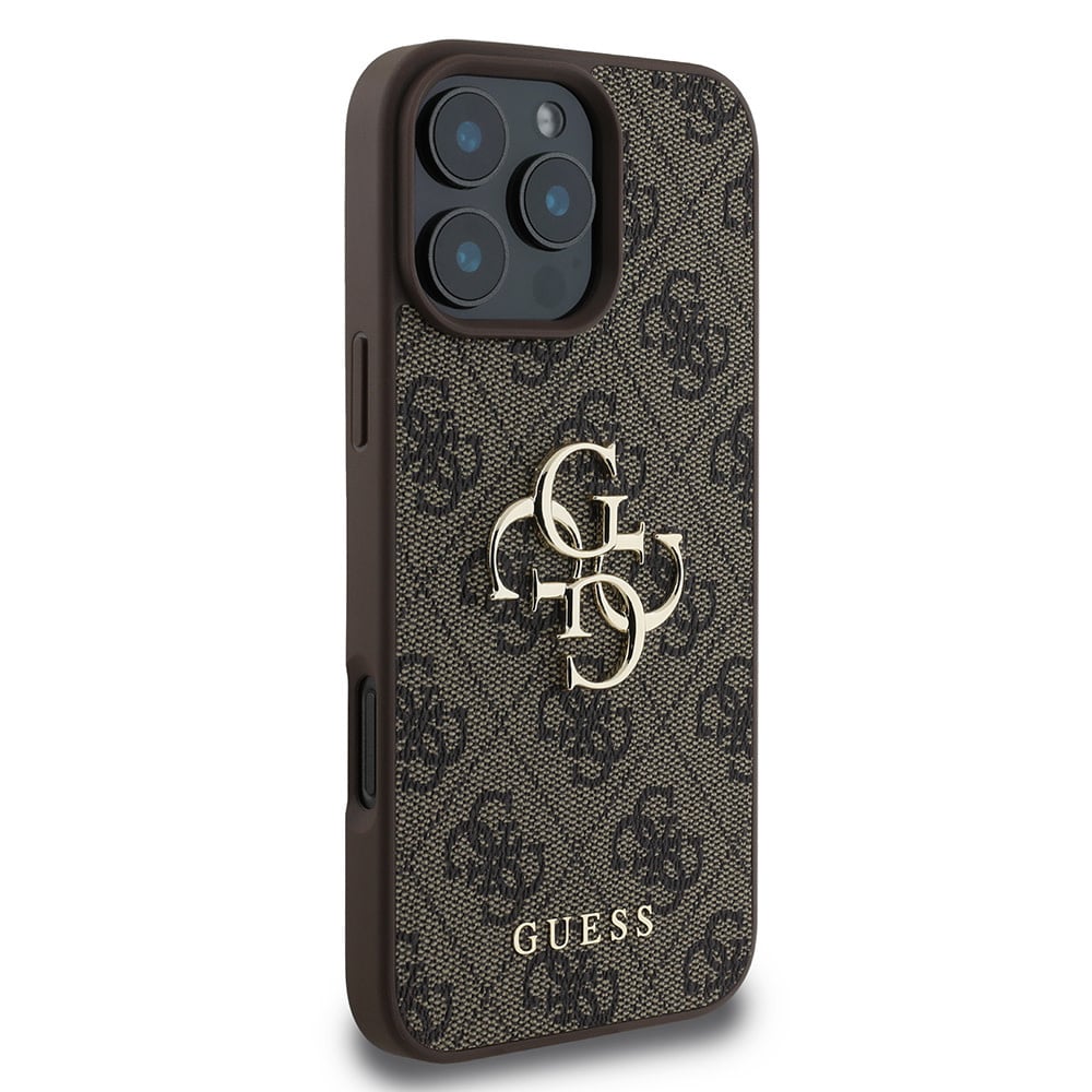Futrola za Apple iPhone 16 Pro, Guess, 4G Big Logo, Smeđa