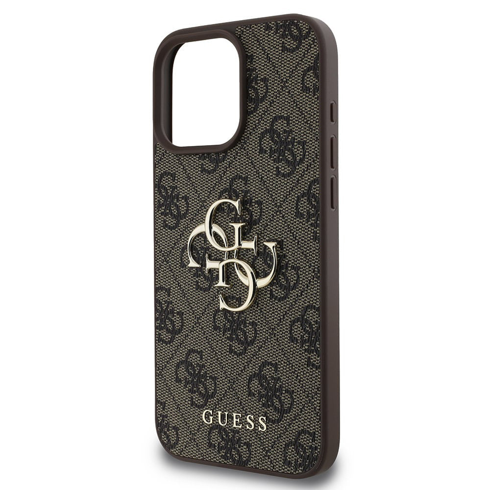 Futrola za Apple iPhone 16 Pro, Guess, 4G Big Logo, Smeđa