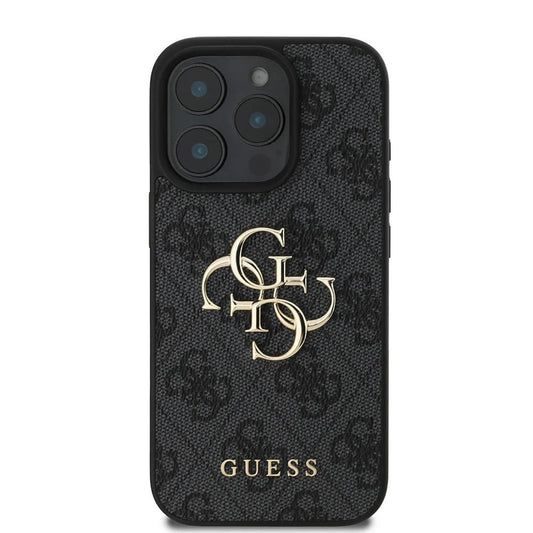 Futrola za Apple iPhone 16 Pro, Guess, 4G Big Logo, Crna