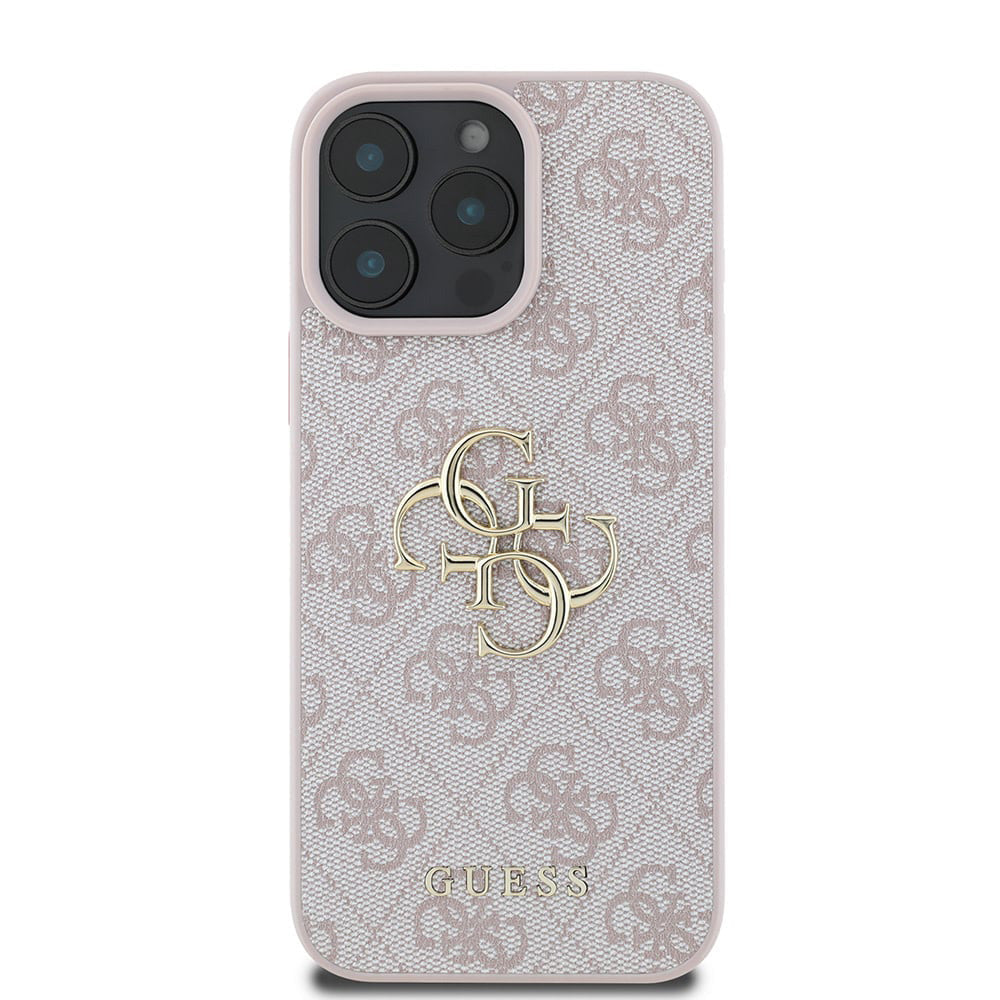 Futrola za Apple iPhone 16 Pro, Guess, 4G Big Logo, Roza