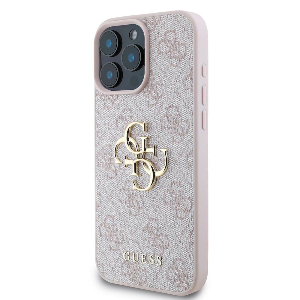 Futrola za Apple iPhone 16 Pro, Guess, 4G Big Logo, Roza
