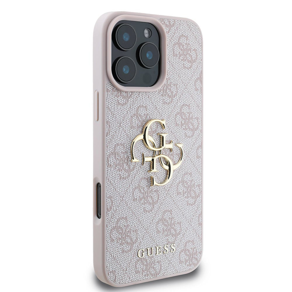 Futrola za Apple iPhone 16 Pro, Guess, 4G Big Logo, Roza