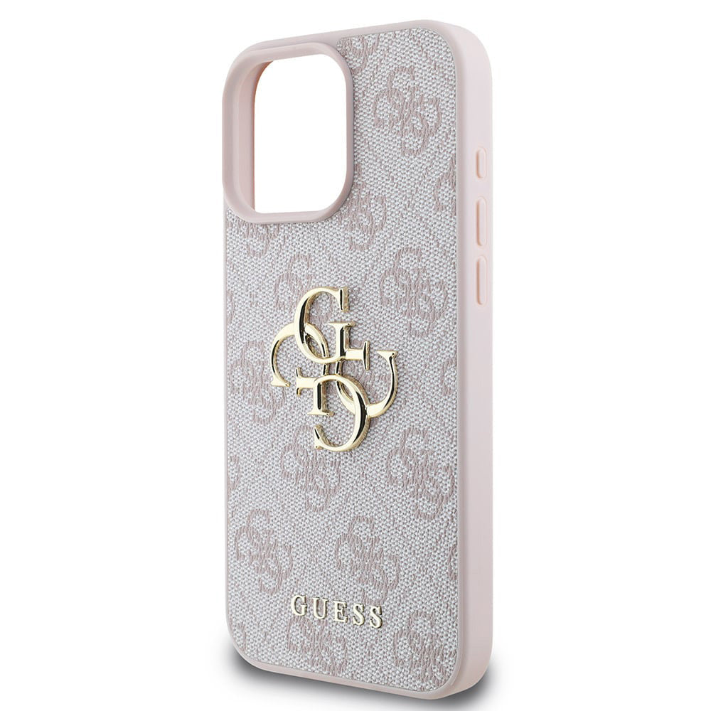 Futrola za Apple iPhone 16 Pro, Guess, 4G Big Logo, Roza